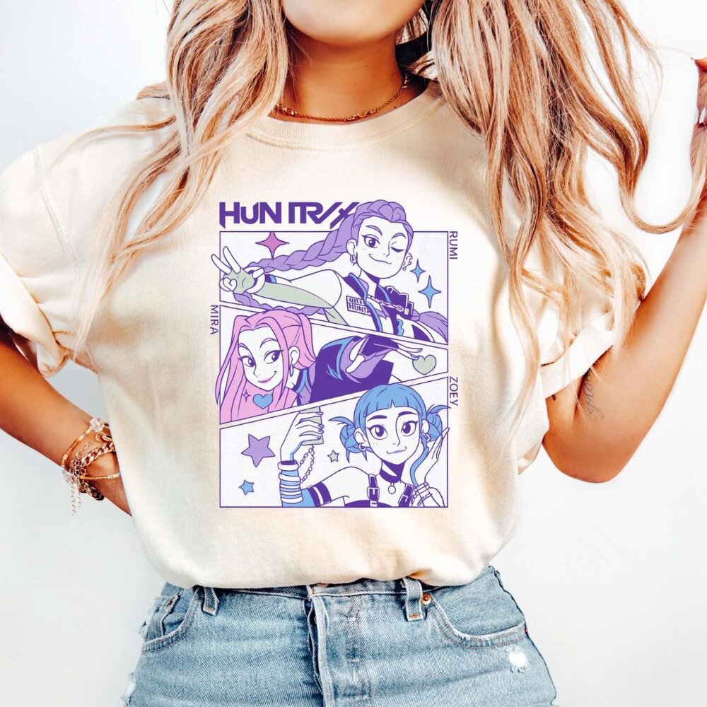 Kpop Demon Hunters Shirt Jinu Manga Shirt, Korean Pop Lover Gift Kpop Huntrix 99